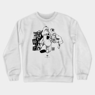 [QR] The Nightmare of Fabrication – Lain Editar Crewneck Sweatshirt